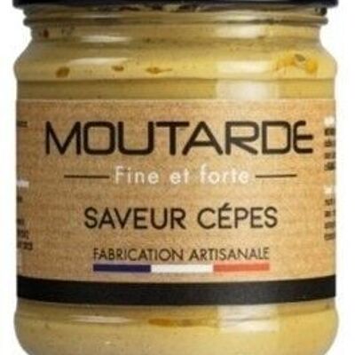 Moutarde fine et forte au Cèpes