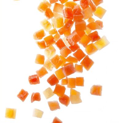 Dehydrated papaya cubes - Catering box 1 kg