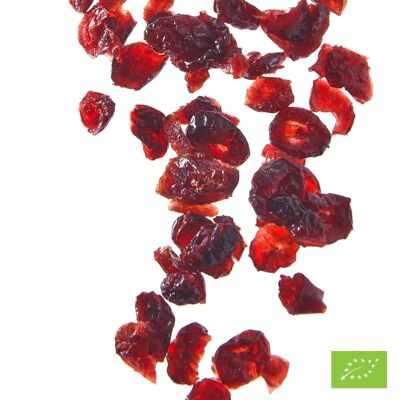 Organic* dehydrated half cranberries - 1 kg catering box