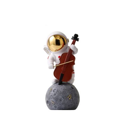 Resin Cello Astronaut Statue