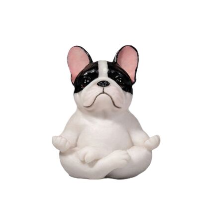 Resin Meditation Pug Statue