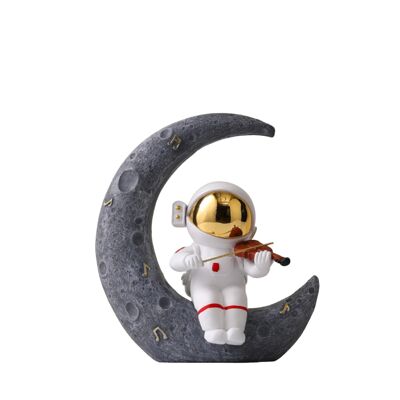 Resin Violin Astronaut Statue