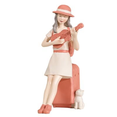 Travelling Girl Statues
