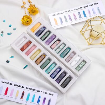 10 Pcs Crystal Wand Collection Gift Set