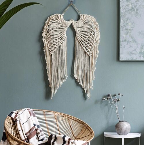 Angel Wings Macrame Wall Hanging