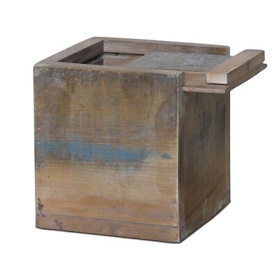 Slidebox square - wooden box
