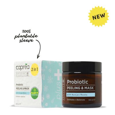 PEELING PROBIOTICO 2 IN 1 + MASCHERA