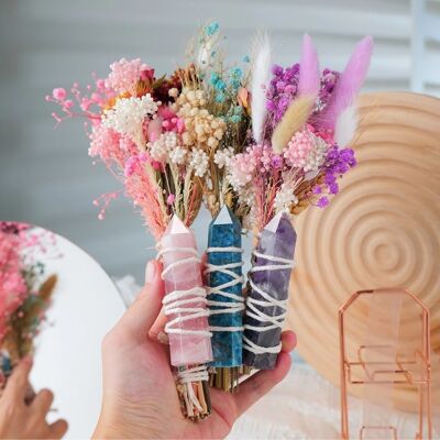 Kristallstab-Blumenstrauß-Blume