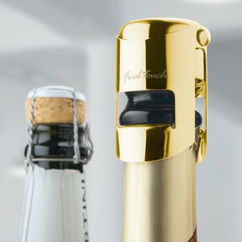 Bouchon de bouteille de champagne Final Touch Laiton 2