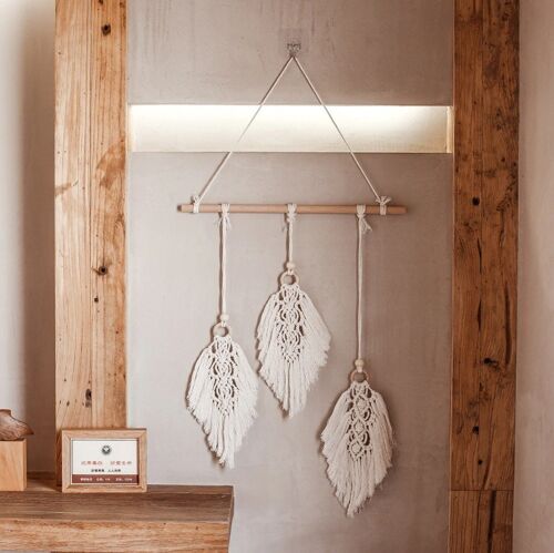 Leaf Macrame Wall Hanging