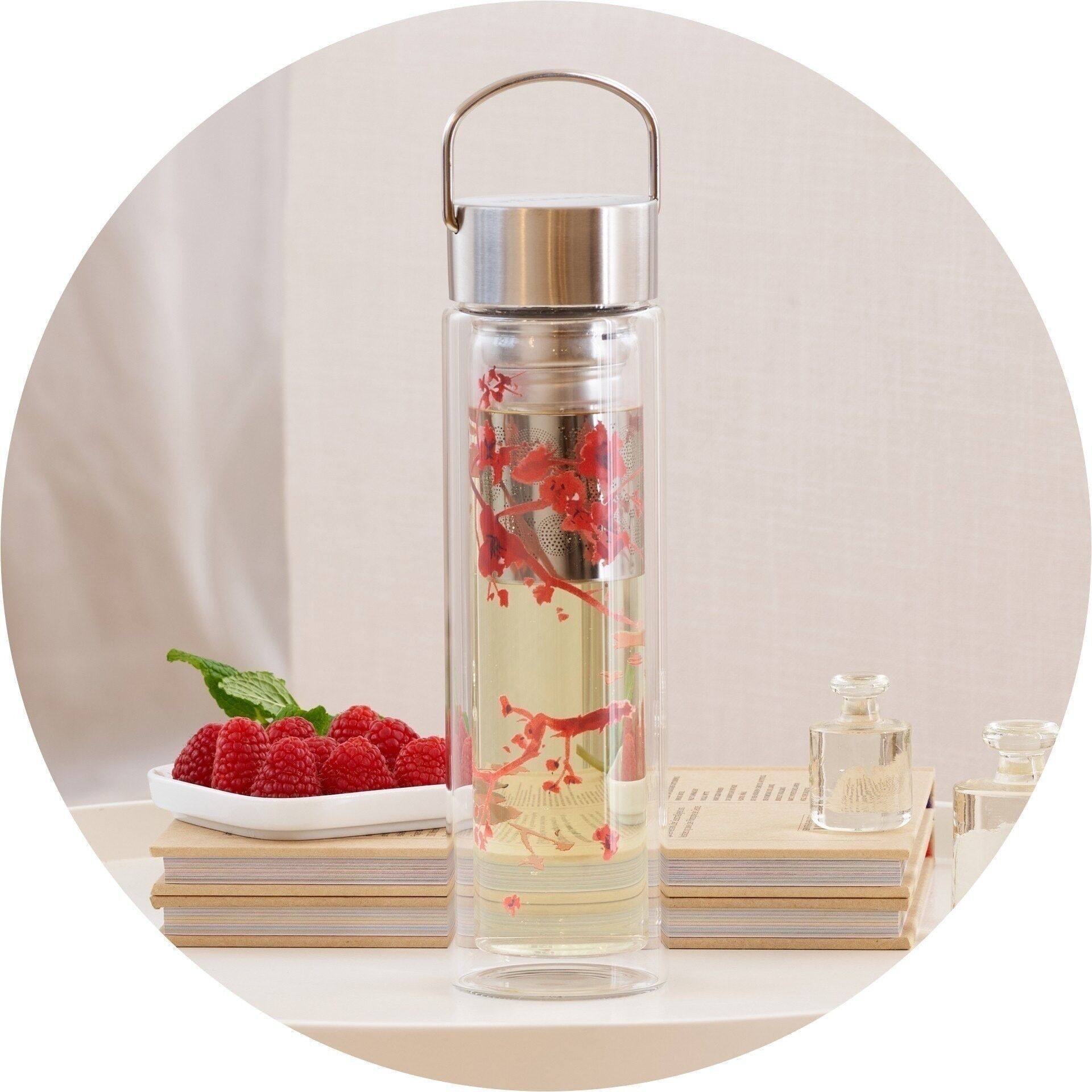 Théière FLOWTEA Fleur de Cerisier