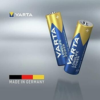 VARTALE - PILES LONGLIFE POWER AA LR06 - 6+2 GRATUITES 1