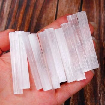 Bâton de cristal de sélénite naturelle 10 pièces/lot 3