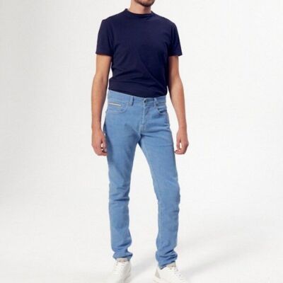 Slim-Fit-Jacky-Jeans in gebleichtem Blau