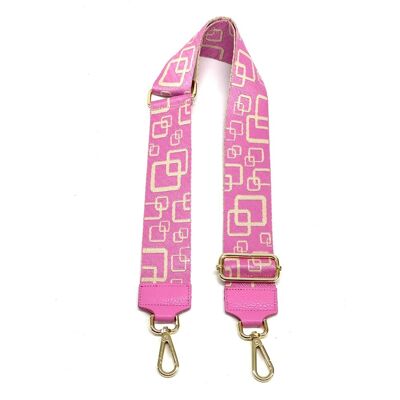 Shoulder Strap - Square Hot Pink