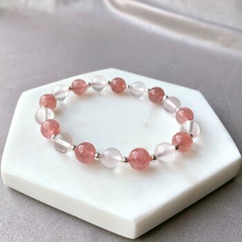 Bracelet Quartz Rose & Fraise 4