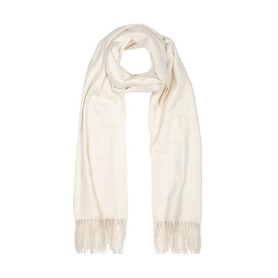 100% Cashmere Stole, Ivory