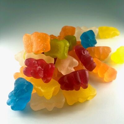Vegan Fizzy Gummy Bears 1kg Pack