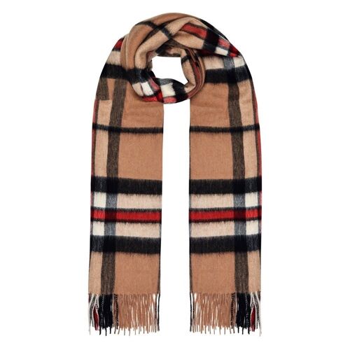 100% Lambswool Stole, Camel Thomson