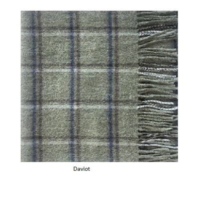 Sciarpa scozzese 100% lana d'agnello, Daviot
