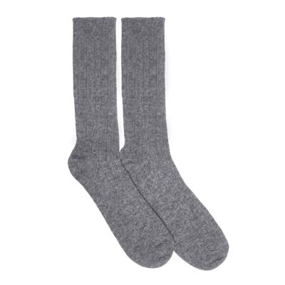 Men's Cashmere Socks , Grey