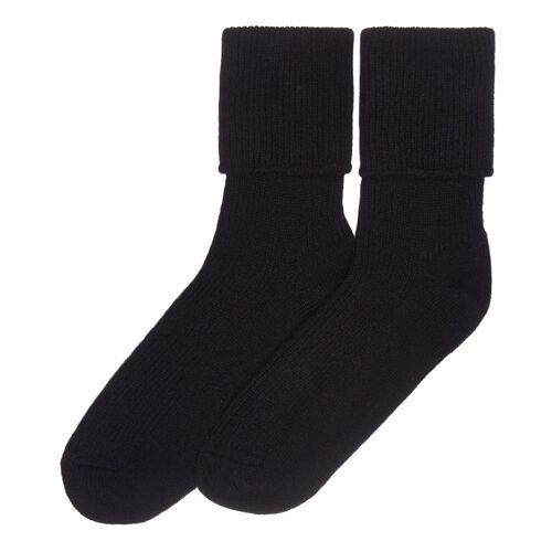 Women's 100% Cashmere Socks , Black