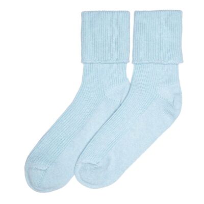 Women's 100% Cashmere Socks , Blue