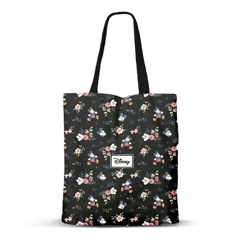 Disney Mickey Mouse Nature-Bolsa de la Compra Shopping Bag, Negro