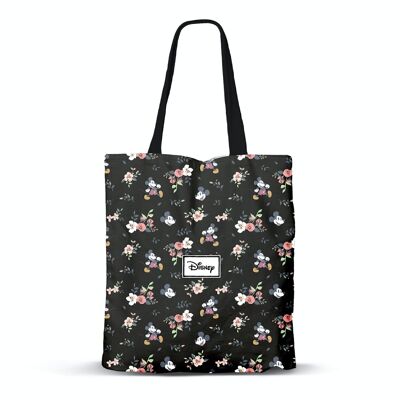 Disney Mickey Mouse Nature-Shopping Bag Einkaufstasche, Schwarz