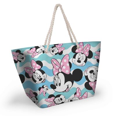 Disney Minnie Mouse Waves-Soleil Beach Bag, Blue