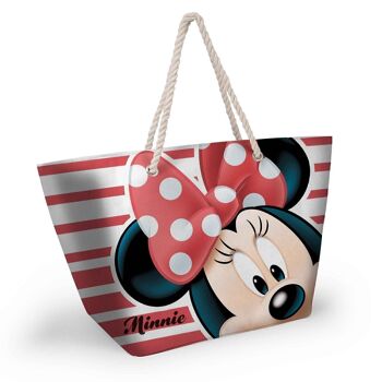 Disney Minnie Mouse Stripes-Soleil Sac de plage Rouge