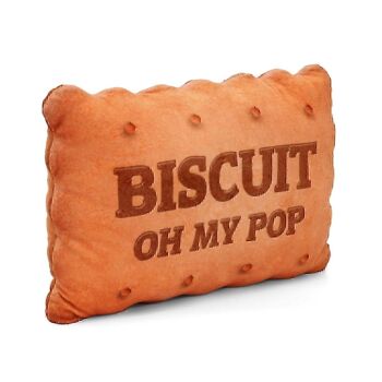 Ô mon Pop ! Biscuit-Grand Coussin, Beige 2