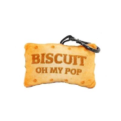 O My Pop! Biscuit-Keychain Pillow, Beige