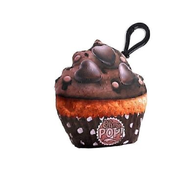 O My Pop! Cupcake-Pillow Keychain, Brown