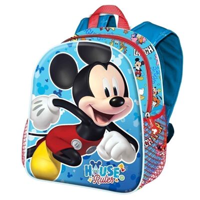Disney Mickey Mouse House-Basic Backpack, Blue