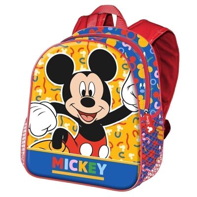Disney Mickey Mouse Oh Boy-Basic Backpack, Red