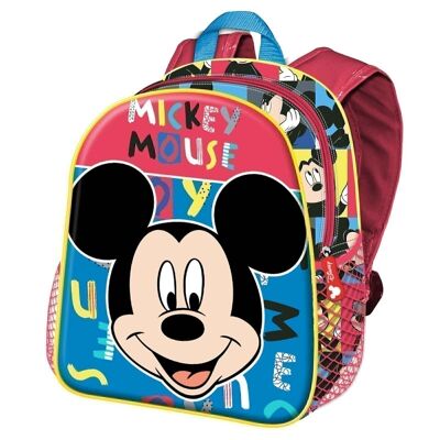 Disney Mickey Mouse Joyful-Mochila Basic, Azul