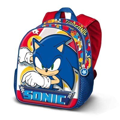 Sega-Sonic Game-Backpack Basic, blu