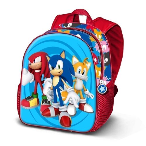 Sega-Sonic Friends-Mochila Basic, Azul