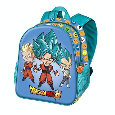 Dragon Ball (Dragon Ball) Three-Backpack Basic, Blue