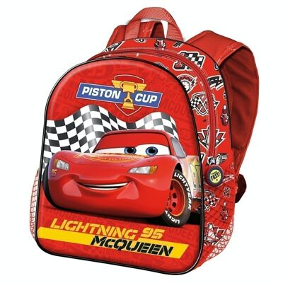 Disney Cars 3 Piston-Basic Backpack, Red