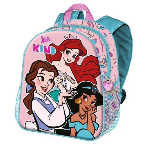 Princesas Disney Kind-Mochila Basic, Rosa