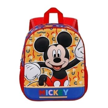 Disney Mickey Mouse Oh Boy-Small Sac à dos 3D Rouge 2