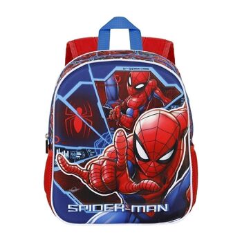 Marvel Spiderman Brave-Small Sac à dos 3D Bleu 2