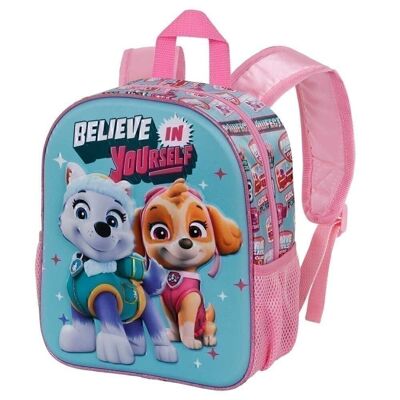 Paw Patrol Believe-Small 3D Backpack, Multicolor
