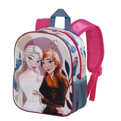 Disney Frozen 2 Castle-Small 3D Backpack, Multicolor