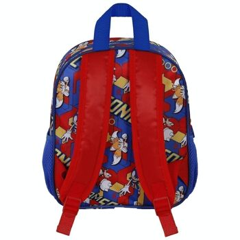 Sega-Sonic Game-Backpack 3D Petit, Bleu 3