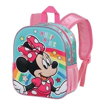 Disney Minnie Mouse Colors-Small 3D Backpack, Blue