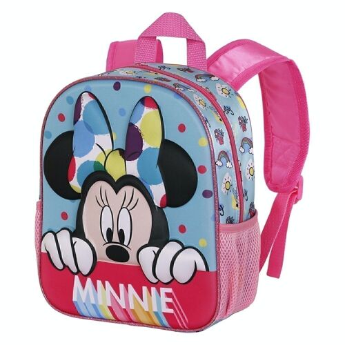 Disney Minnie Mouse Disney Wishful-Mochila 3D Pequeña, Azul