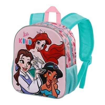 Disney Princesses Kind-Small 3D Backpack, Pink